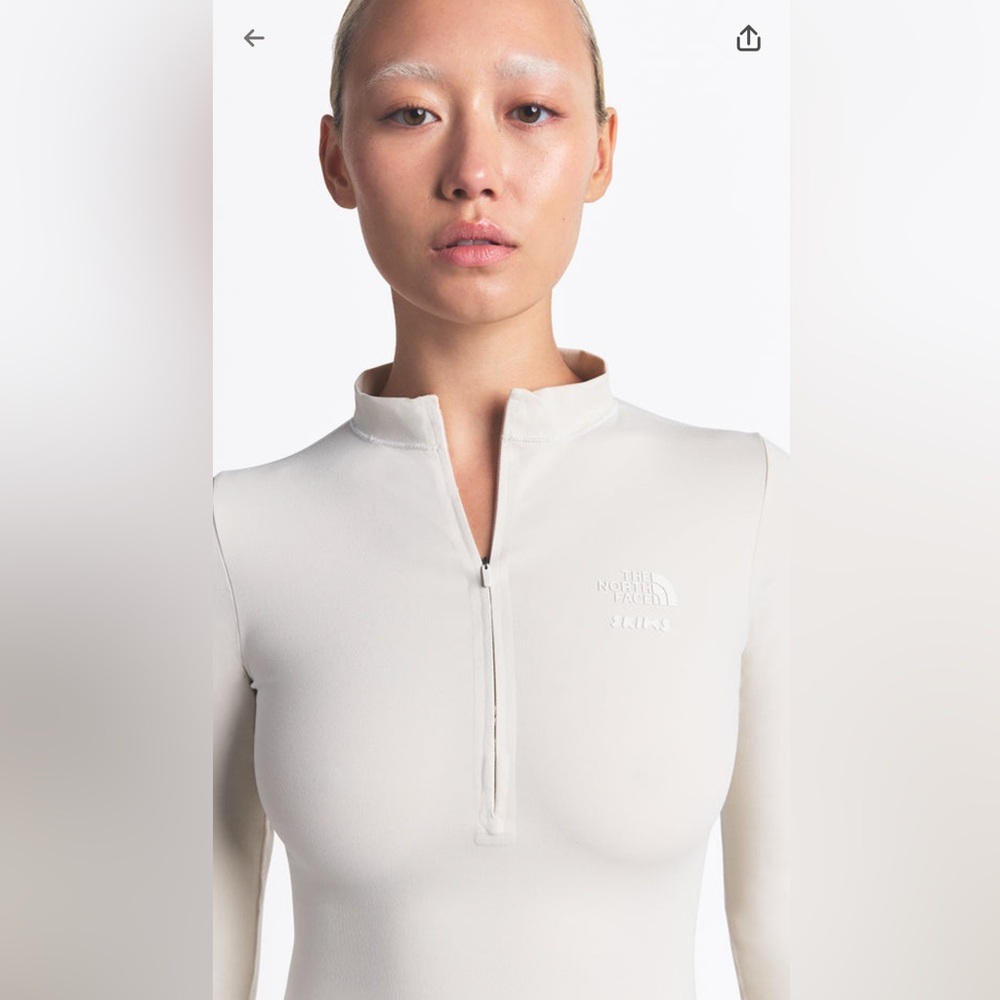 SKIMS x The North Face Women's Bone Refina Long Sleeve Base Layer Top